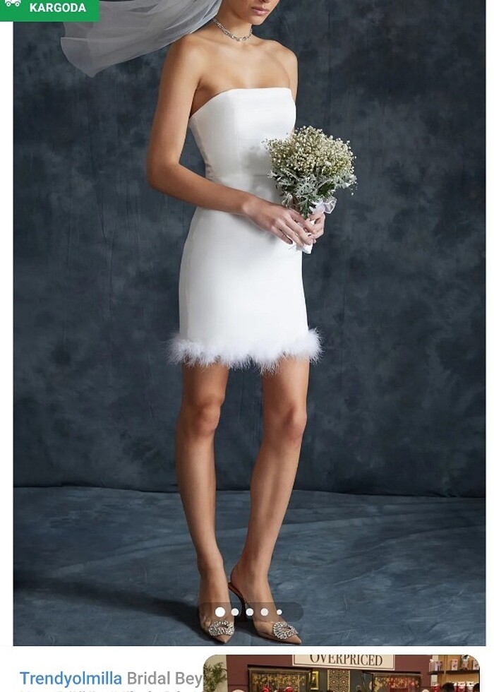 ETIKETLI NISAN NIKAH MEZUNİYET ELBISESI - Görsel 3