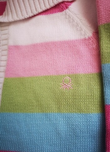 Benetton kız çocuğu hırka - Görsel 4