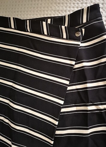Zara çizgili anvelop etek - Görsel 6