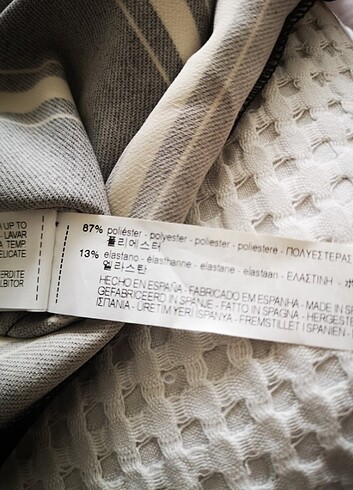 Zara çizgili anvelop etek - Görsel 8