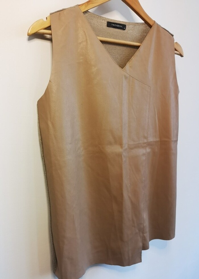 Trendyol deri süveter  - Görsel 3