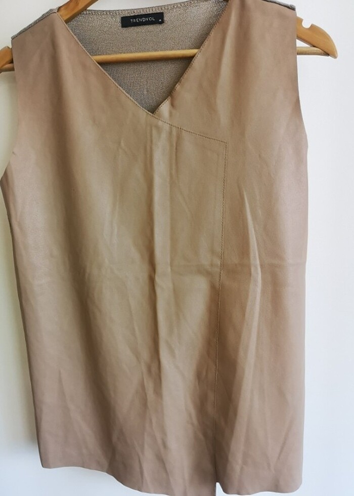 Trendyol deri süveter  - Görsel 5