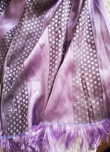 İpek görünümlü uzun şal - Görsel 6