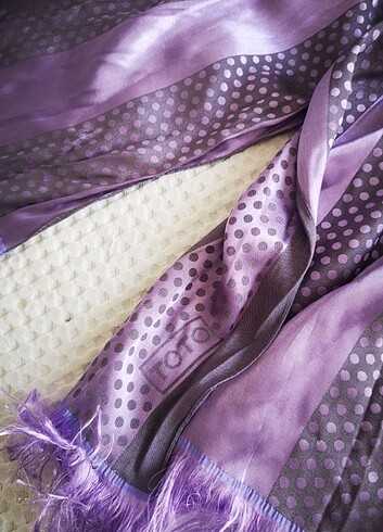 İpek görünümlü uzun şal - Görsel 8