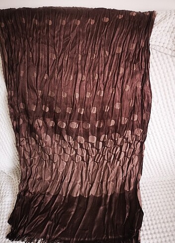 Yuvarlak desenli uzun şal - Görsel 6