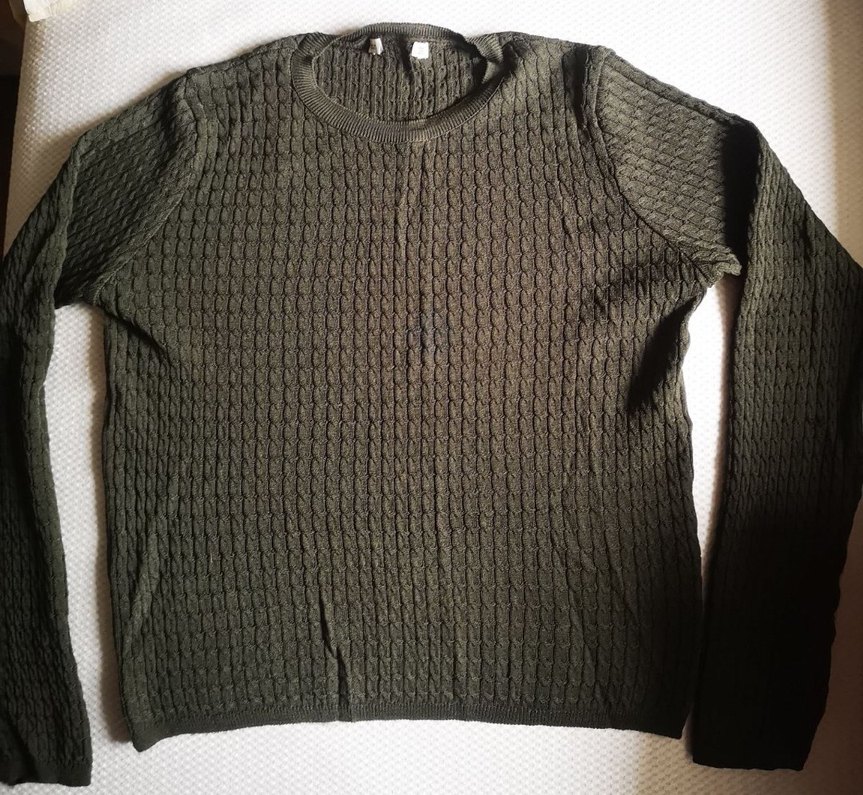 Kadın ince Triko Uzun Kollu Kazak - Görsel 3