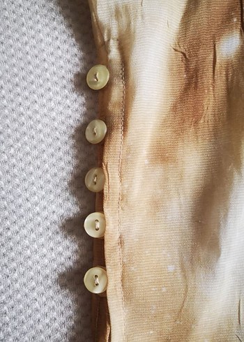 Batik görünümlü uzun şeffaf tunik - Görsel 7