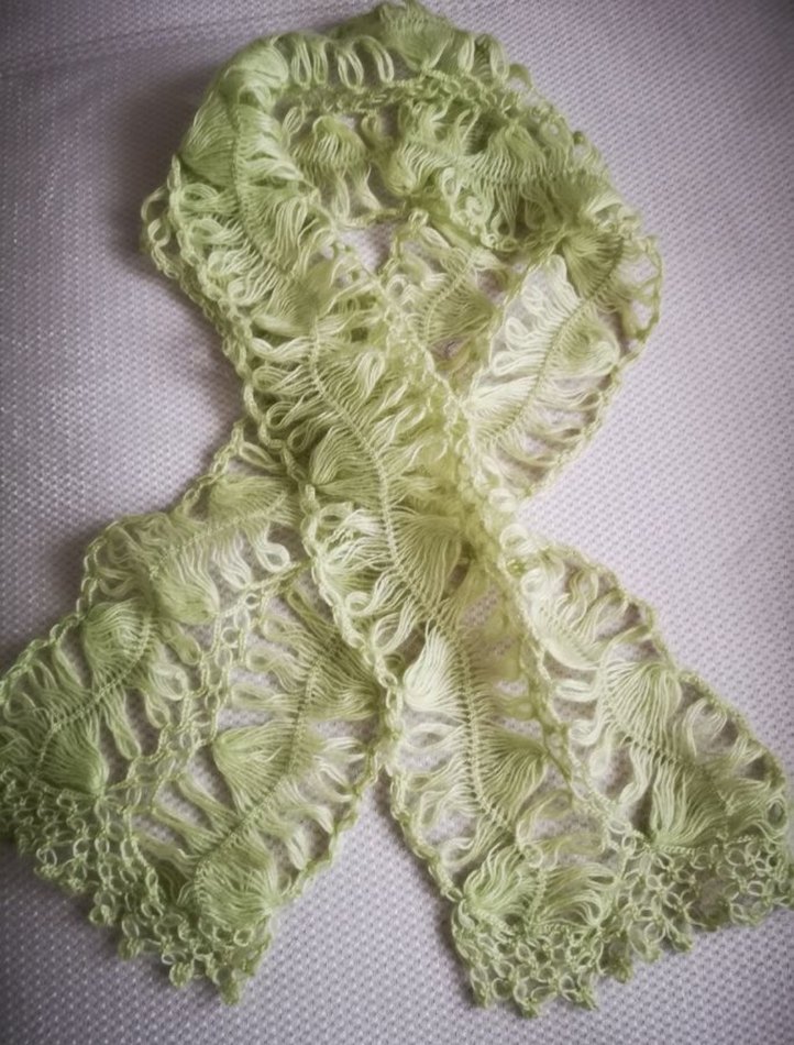 El örgüsü kadın atkı-şal - Görsel 5