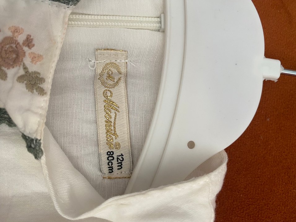 Kız Çocuk Nakışlı Pamuklu Elbise - Görsel 4