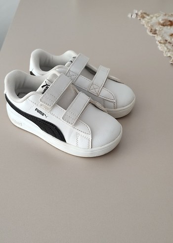 Erkek Çocuk Beyaz Puma Spor Ayakkabı