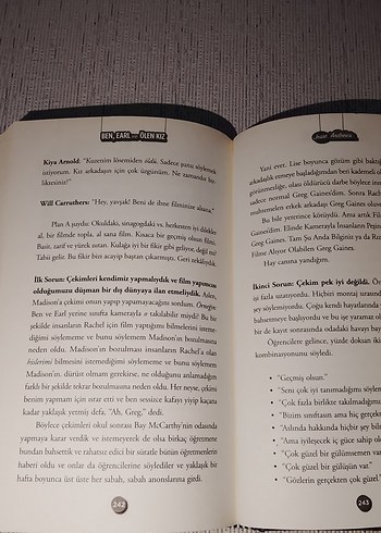 Ben, Earl ve Ölen Kız Romanı defosu yoktur ciltli kitaptır - Görsel 3