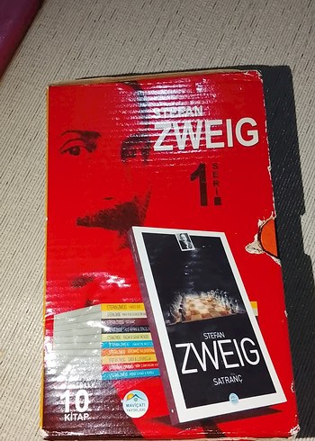 Stefan Zweig Seti sadece kutusu  zede var kitaplarda  defo yok - Görsel 2
