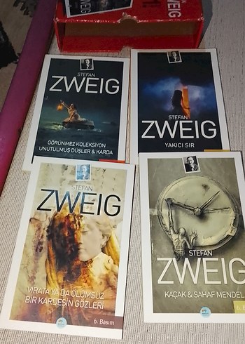 Stefan Zweig Seti sadece kutusu  zede var kitaplarda  defo yok - Görsel 4