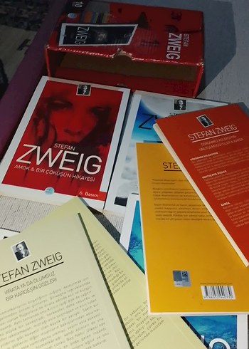 Stefan Zweig Seti sadece kutusu  zede var kitaplarda  defo yok - Görsel 7