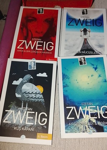 Stefan Zweig Seti sadece kutusu  zede var kitaplarda  defo yok - Görsel 5