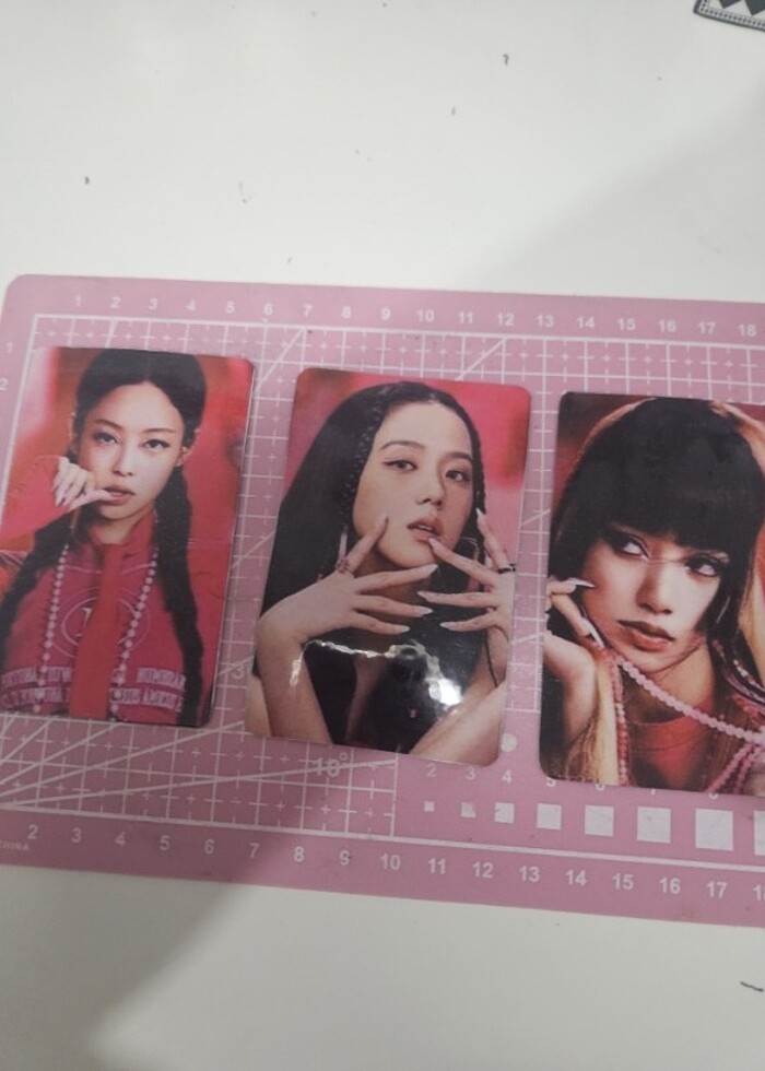 Lisa , jennie, jisoo fanmade fotocard - Görsel 4