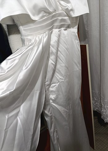 42 Beden beyaz Renk Beyaz Mini A-Line Gelinlik