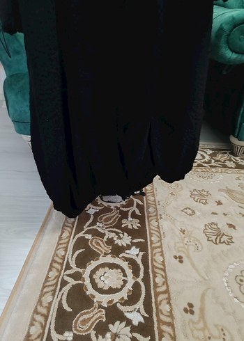 38 Beden siyah Renk H4 Uzun Siyah Kadın elbise