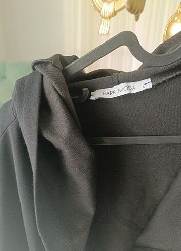 l Beden siyah Renk Park moda trenckot