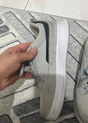 Gri Kadın Bağcıklı Spor Ayakkabı - Görsel 2