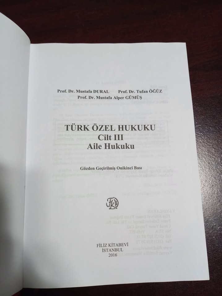 Sıfır Türk Özel Hukuku Cilt 3 Aile Hukuku - Görsel 2