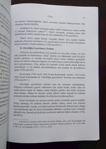SIFIR KIYMETLİ EVRAK HUKUKU - Görsel 4