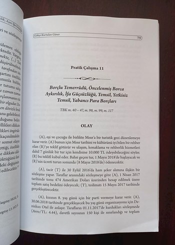 BORÇLAR HUKUKU GENEL HÜKÜMLER PRATİK - Görsel 2