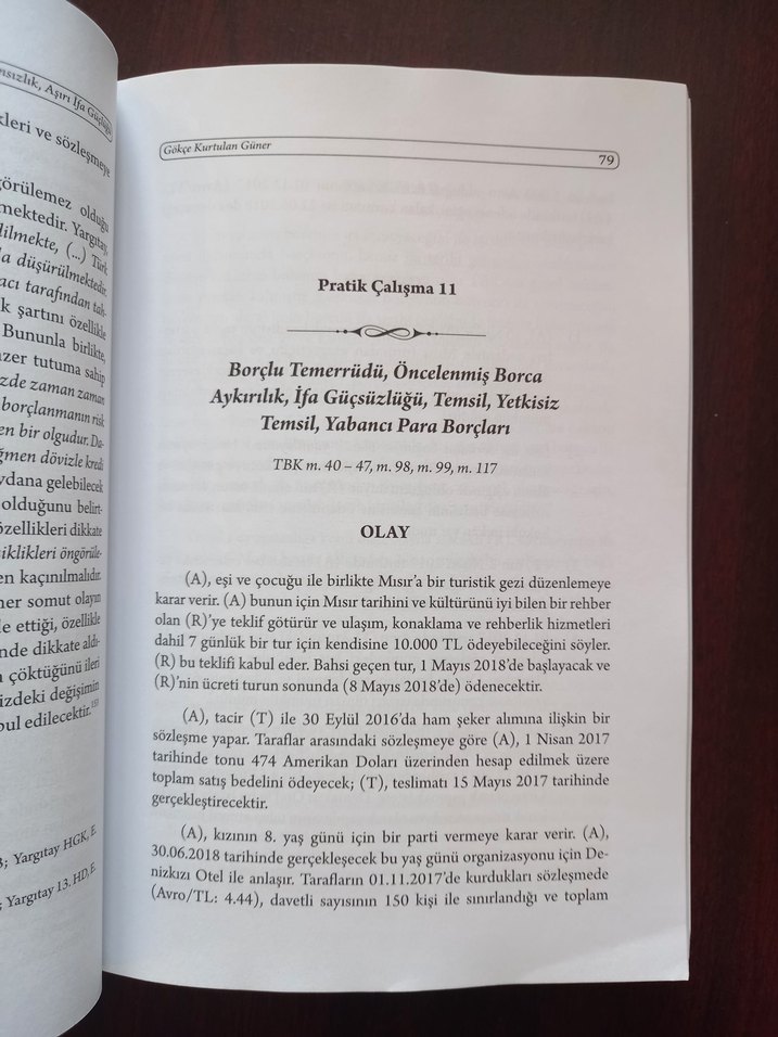 BORÇLAR HUKUKU GENEL HÜKÜMLER PRATİK - Görsel 2