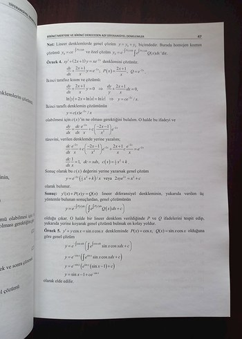 SIFIR Diferansiyel Denklemler 1 - Teori ve Problem Çözümleri - Görsel 6