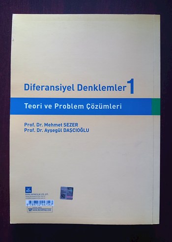 SIFIR Diferansiyel Denklemler 1 - Teori ve Problem Çözümleri - Görsel 8