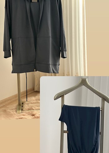 #oysho Gri Kadın Uzun Kollu takım - Görsel 2