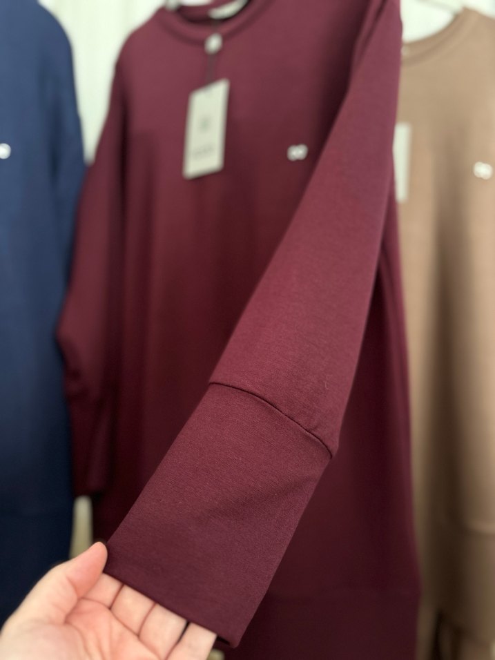 Kadın Uzun Kollu  Pamuklu Eşofman Takımı - Görsel 2