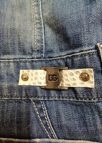 made in italy vintage denim mini elbise Y2K tarzı - Görsel 5