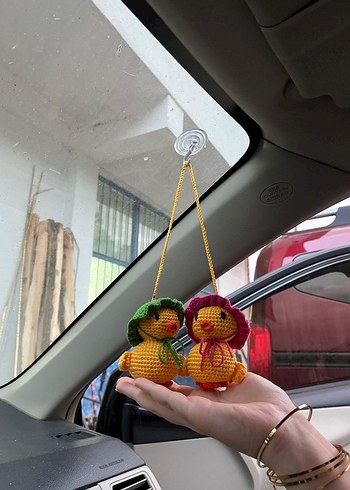 Renkli Örgü Ördekler Asmalı Oyuncak