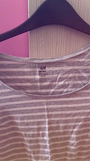 s Beden Beyaz gri H&m bluz