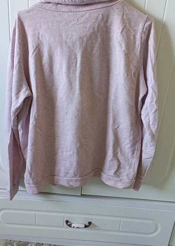 38 Beden pembe Renk Pembe Pul Payetli Kadın Sweatshirt