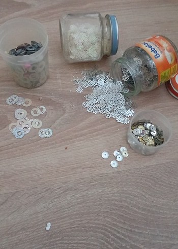 El işi pul ve payet seti