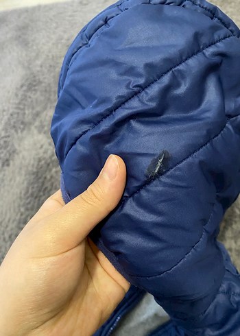 Gri Bebek Erkek Tulum mont Kapüşonlu Sıcak - Görsel 2