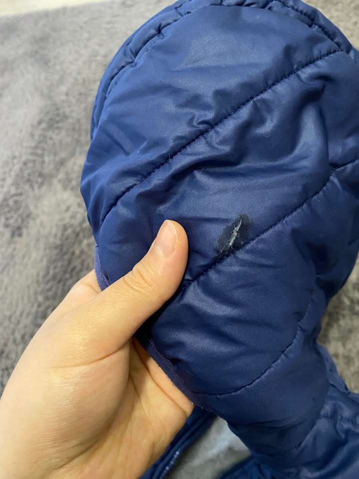 Gri Bebek Erkek Tulum mont  Kapüşonlu Sıcak - Görsel 2