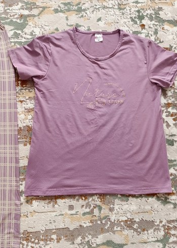 42 Beden Kısa Kollu Pijama Takımı