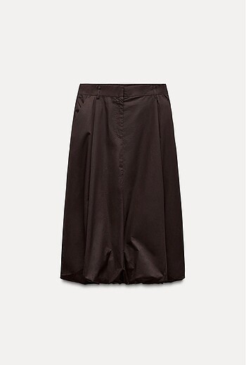 Zara acı kahve balon etek