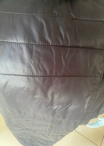 Mavi Erkek Kapüşonlu Fermuarlı Mont - Görsel 8