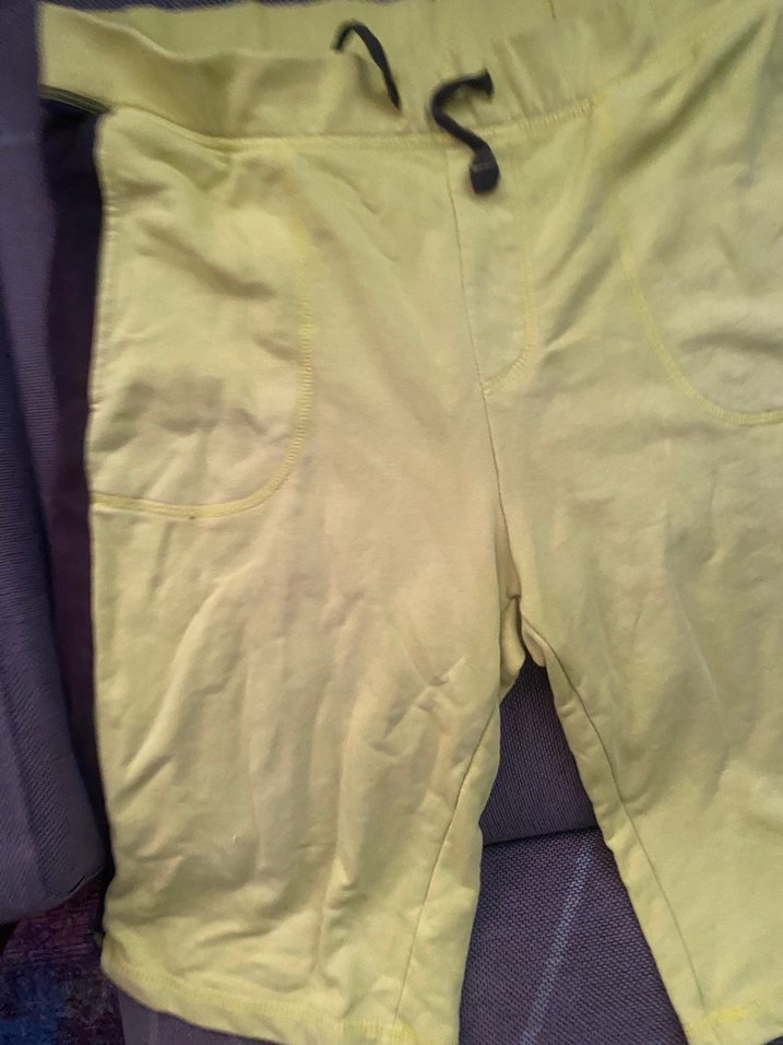 Sarı Bol Kesim Erkek Şort - Görsel 2