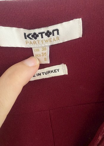 Bordo V Yaka Uzun Kollu Hamile Bluzu - Görsel 6