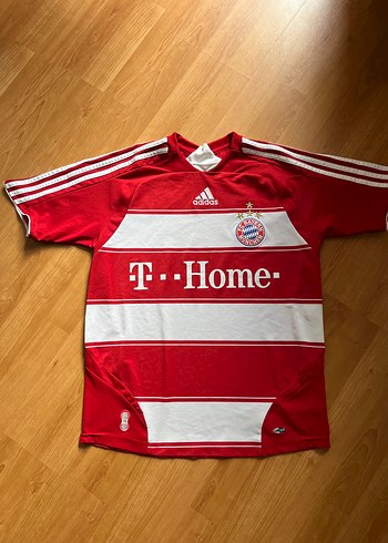 Kırmızı Adidas Bayern Münih Kısa Kollu Forma
