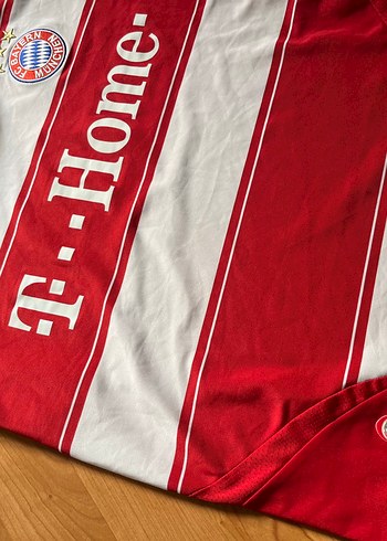s Beden Kırmızı Adidas Bayern Münih Kısa Kollu Forma