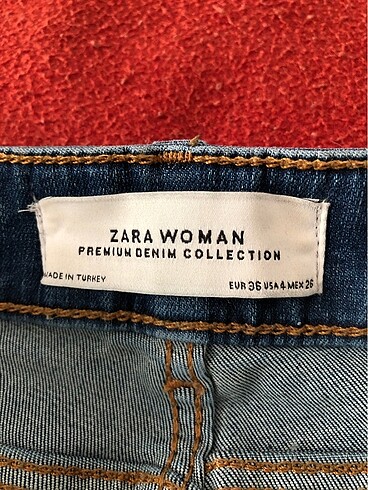 36 Beden ZARA KOT PANTOLON 36