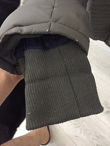 l/xl Beden gri Renk Kaz tüyü mont