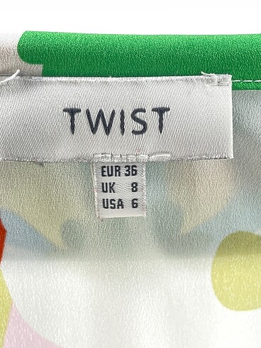 36 Beden çeşitli Renk Twist Bluz %70 İndirimli.