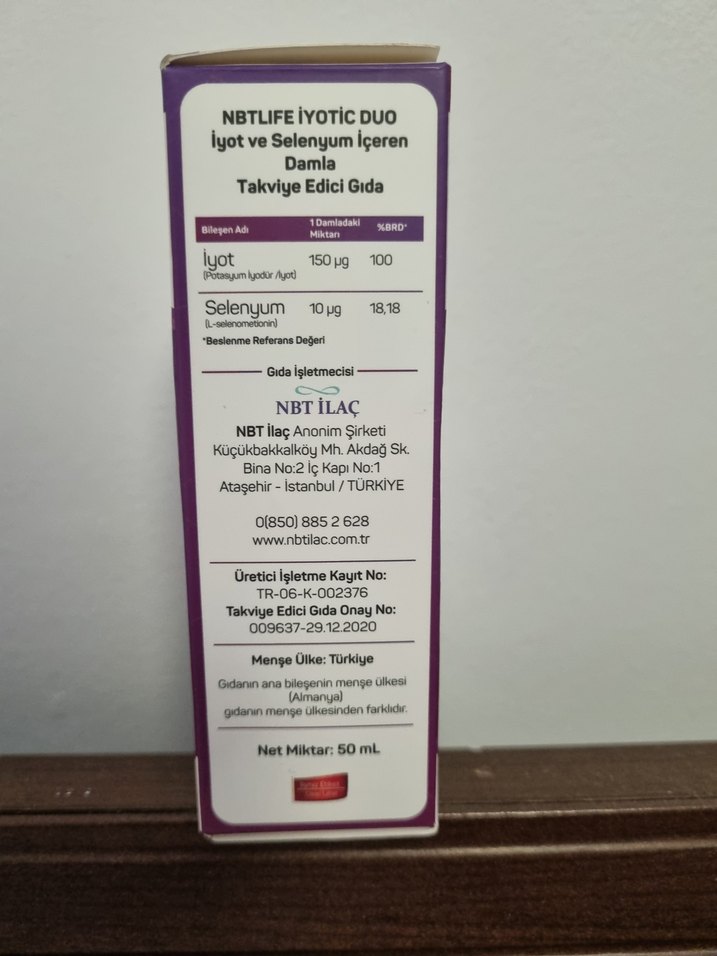 nbtlife iyotic duo Damla 50 ml - Görsel 2